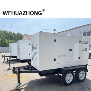 Chất Lượng Tốt 40kw 50kw Im Lặng Trailer Loại Máy Phát Điện Diesel Dễ Dàng Di Chuyển Với Bánh Xe 50kva 80kva Di Động Máy Phát Điện Để Bán - Product Image 5