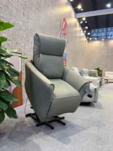Sillón Reclinable Eléctrico de Cuero Moderno de Lujo con Control Remoto, OEM ODM, Silla Elevadora para Hoteles, Silla Elevadora para Personas Mayores - Product Image 2