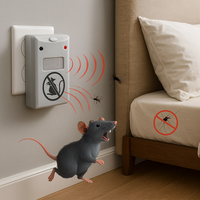 Nouveau Répulsif Électrique Ultrasonique Anti-Souris et Insectes en ABS Solide, Prix Attractif