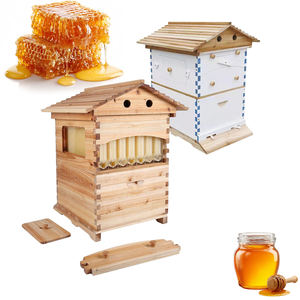 Nouvel ensemble complet de <span class=keywords><strong>7</strong></span> ruches à miel automatiques à écoulement continu avec cadres en bois de sapin chinois, marque <span class=keywords><strong>SM</strong></span> - Product Image 1