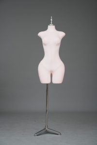 Maniquí de torso curvilíneo para mujer talla grande BBL con <span class=keywords><strong>busto</strong></span> y caderas grandes, ajustable, de espuma rígida, para exhibición de vestidos. - Product Image 2