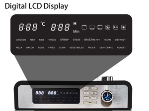 Nouvelle Conception 2024 Appareil Électroménager Grande Taille 28L Écran LED Affichage Numérique Friteuse à Air Électrique Four à Air Chaud - Product Image 4