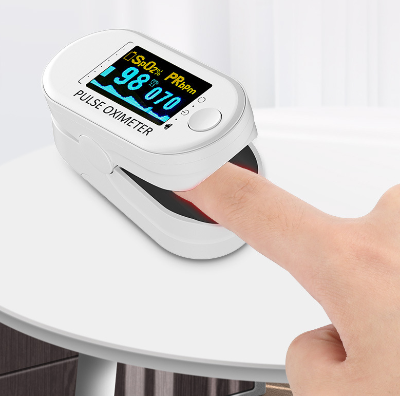 MS23 small mini portable finger clip pulse oximeter blood oxygen saturation monitor