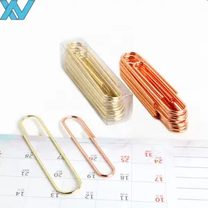 High Quality Customized Jumbo Metal Paper Clips Big Giant Large Small Mini 4"inch 28mm 32mm 33mm 48mm 50mm 100mm Bookmark