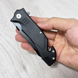 Hot Sale Schwarz 3 CR13 Stahl klinge Jagd taschen messer Aluminium griff Tasche Taktisches Rettungs messer Für Camping Survival