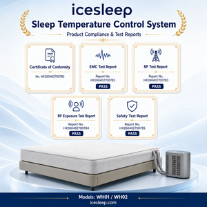 Matelas chauffant et rafraîchissant intelligent à mémoire de forme pour hôtel de luxe, avec optimisation personnalisée par IA et fonction de réveil silencieux, et draps de lit 600TC - Product Image 2
