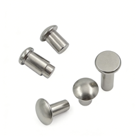 Fabricant chinois YUHUI, Rivet plein sur mesure 1/4 X 1/2 8mm M10 en acier inoxydable, finition brillante, Grade 8.8, plage de serrage 1-2