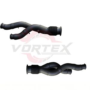 ท่อไอเสียแบบตรง Vortex Blue Burnt Titanium สำหรับ Lamborghini Aventador LP700-4 6.5L V12 พร้อมปลายท่อแบบ Quad Tips ชุดแต่ง - Product Image 6