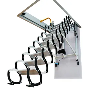 Escalera eléctrica telescópica automática para uso doméstico, escalera eléctrica motorizada para Loft, escaleras, ático