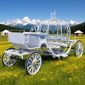 Carruaje de Caballos de Lujo Estilo Británico para Bodas, Remolque para Transporte Especial en Eventos - Product Image 3
