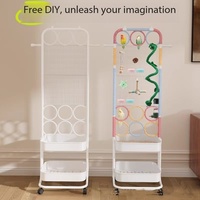 Support d'escalade pour cage à oiseaux, station ouverte pour oiseaux, décoration DIY, en tuyau de fer durable, multi-plateformes pour oiseaux