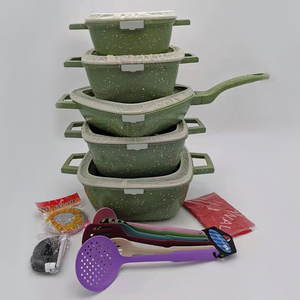 25 cái/bộ nhà bếp không dính <span class=keywords><strong>Cookware</strong></span> chậu và chảo Set đa-sử dụng nhôm Bộ - Product Image 5