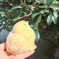 Jouet Squishy Poussin Jaune à Presser pour Enfants et Adultes, Jouets Pop Fidget Doux, Jeux d'Agitation Ludiques pour Enfants, Cadeaux Anti-stress