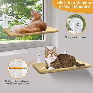 Hamaca para gatos con ventana para interior, cama extraíble y transpirable, se pliega fácilmente - Product Image 2