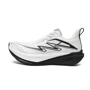 Chaussures de course professionnelles mi-montantes 2026 pour hommes, avec plaque en carbone véritable, légères et amortissantes, baskets de sport - Product Image 1