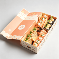 Caja de Papel para Sushi para Llevar, Cajas Magnéticas de Lujo a Buen Precio, Contenedor de Sushi para Llevar de Restaurante