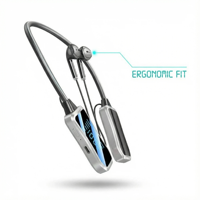 Headphone Nirkabel Neckband Elektronik Sport Earphone Neckband Magnetik Bass Headset Handsfree Earbuds dengan Mic
