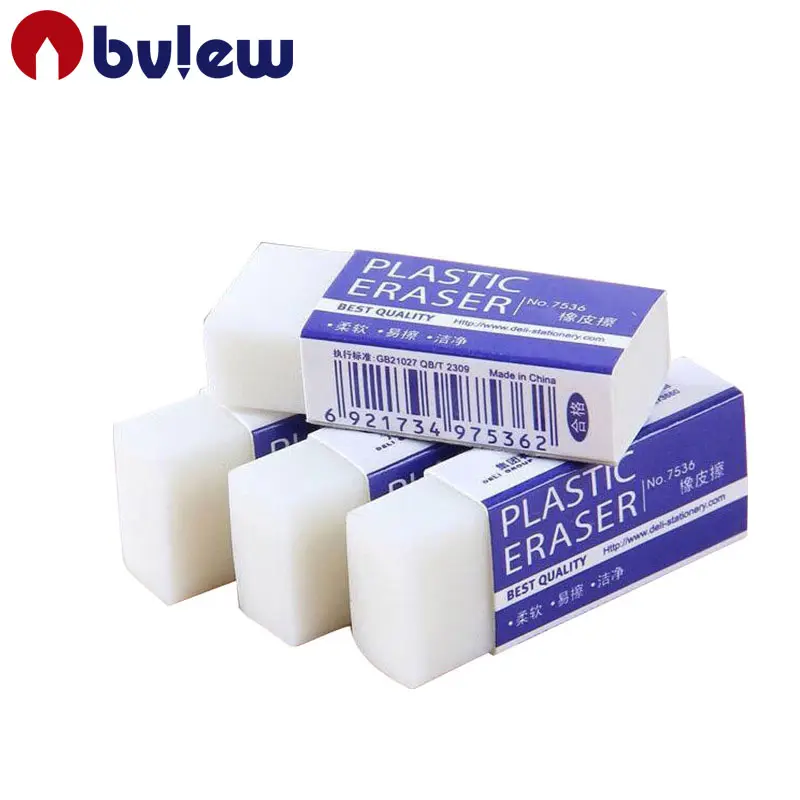 Bvew Art Supplies gomma di plastica bianca morbida pulita senza polvere per matita