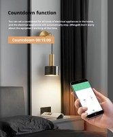 Prise intelligente compatible MT-AU, prise AU avec surveillance de la consommation, indication multicolore, Bluetooth, Alexa, Google Home