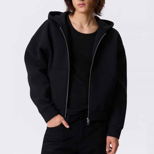 Sudaderas con Capucha Personalizadas al por Mayor con Logotipo Personalizado ODM/OEM, de Felpa Francesa, Unisex, Lisas, Bordadas, con Cremallera Completa, para Hombre - Product Image 1