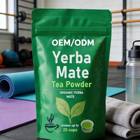 Wholesale Yerba Mate Instant Tea Powder Food Grade Customizable Quantity 24-Month Shelf Life