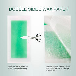 Papel encerado de depilación de doble cara al por mayor para hombres, papel encerado de depilación Facial suave para piernas, axilas y <span class=keywords><strong>partes</strong></span> privadas - Product Image 4