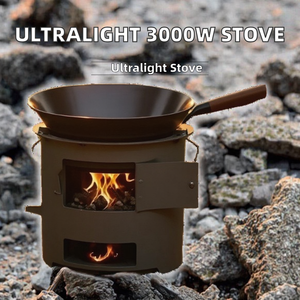 Açık Hava Ultra Hafif Rüzgar Geçirmez 3000W Bütan Brülör Taşınabilir Demir <span class=keywords><strong>Mini</strong></span> Tek Parça Ocak Yürüyüş Kamp Seyahat Piknik Otomatik - Product Image 2