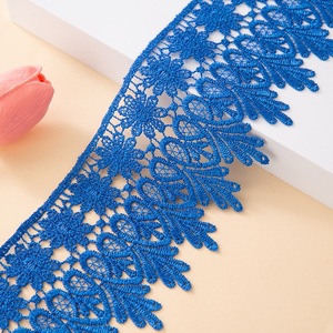 Gran oferta, adorno de encaje de 8,5 cm, <span class=keywords><strong>guipur</strong></span> para vestidos bordados, muchos colores, accesorios DIY, textiles para el hogar, adorno de encaje de costura DIY - Product Image 5