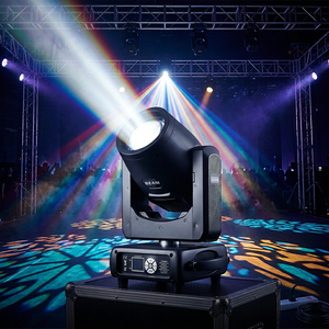 XLIGHTING - Luces Móviles Profesionales Mini Beam <span class=keywords><strong>de</strong></span> 200w con Fuente <span class=keywords><strong>de</strong></span> <span class=keywords><strong>Luz</strong></span> LED para DJ, Conciertos, Discotecas, Festivales, Clubes, Fiestas y Eventos - Product Image 2