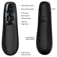 새로운 2.4GHz 무선 파워 펜 프레젠테이션 리모콘 USB 원격 제어 플립 발표자 포인터 PPT 슬라이드 어드밴서 펜 2024