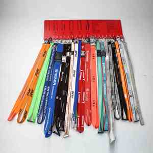 カスタムロゴ入りナイロン製ランヤード、卸売シルクスクリーンキーホルダーネックストラップランヤード、カスタムパターン入りロゴ入りランヤード - Product Image 2