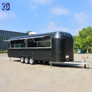 Remorque alimentaire mobile pour petit-déjeuner, crêpes, pancakes, entièrement équipée, chariot de restauration de rue, remorque de concession, camion de cuisine - Product Image 3