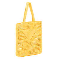 Sacs tissés à la main, sac à main de plage en maille tissé à une épaule pour dames, sac en paille tissé en papier écologique, ficelle à poignée souple