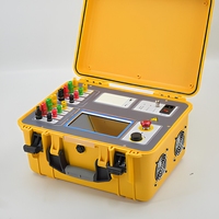 HVD-810A 5A/10A Comprobador de Resistencia DC 0.1μΩ-10mΩ Detector DCR para Bobinados de Transformadores Desmagnetización Comparación Monofásica y Trifásica