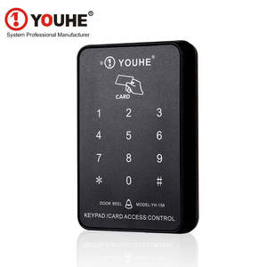 Cao cấp Cảm ứng bàn phím <span class=keywords><strong>RFID</strong></span> <span class=keywords><strong>Card</strong></span> <span class=keywords><strong>Reader</strong></span> 125Khz em wg26 truy cập điều khiển một năm bảo hành cho an toàn nhập - Product Image 1