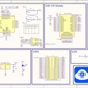 NodeMCU32S Lua 2.4GHz WIFI + โมดูลเสาอากาศโหมดคู่บอร์ดพัฒนา ESP32พอร์ตไมโคร TYPE-C - Product Image 6