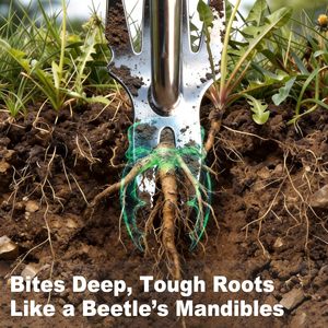 2-in-1 Hand Weeder <b>Puller</b>, Heavy Duty Stainless Steel Gardening <b>Tool</b> PICUS8562 No Bending Required Effortlessly Remove Roots Wit - Product Image 2