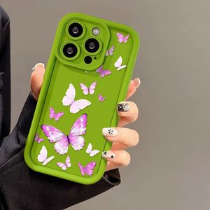 เคสสำหรับ iPhone 17 Pro Max ดีไซน์ลายผีเสื้อสีม่วงด้านแบบพรีเมียม ตัดเย็บอย่างแม่นยำ ปกป้องเต็มรูปแบบ กันกระแทก - Product Image 4
