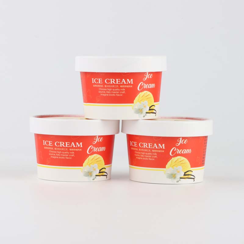 Frozen Yogurt Paper Cup Ice Cream Pint Container High Quality Ice Cream Paper Cup
