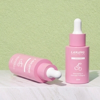 Ensemble d'emballages cosmétiques pour soins de la peau : flacon compte-gouttes en verre dépoli à épaule plate avec pompe pour sérum et lotion visage et corps