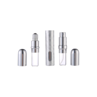 Vaporisateur rechargeable de voyage de 10ml et bouteille à rouleaux 2 en 1 atomiseur de parfum vide portable