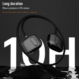 Nouveaux écouteurs sportifs à tour de cou avec annulation du bruit ambiant, écouteurs sans fil Bluetooth 5.3 à conduction osseuse - Product Image 1