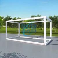 Structure de conteneur en acier galvanisé de 20 pieds, taille personnalisable, pour bâtiments de bureaux modernes et ateliers