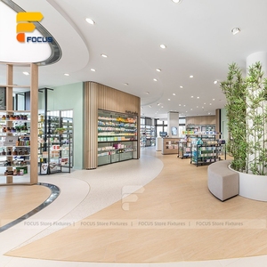 Affichage des étagères de <span class=keywords><strong>pharmacie</strong></span> Présentoir de <span class=keywords><strong>pharmacie</strong></span> Stockage des étagères Vitrines de <span class=keywords><strong>pharmacie</strong></span> personnalisées pour la vente au détail - Product Image 3
