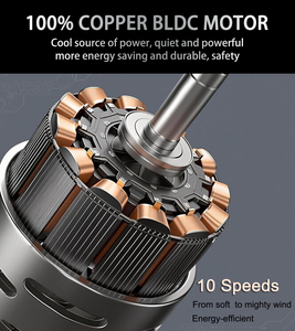 2025 thiết kế mới hiện đại BLDC động cơ đứng <span class=keywords><strong>Fan</strong></span> 10 tốc độ mạnh mẽ điều khiển từ xa điện dao động bệ <span class=keywords><strong>fan</strong></span> đối với trang chủ - Product Image 6