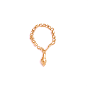 Fine Chain Link Bracelet 316L Stainless Steel PVD Gold Plating Sustainable Resistant Jewelry for <b>Men</b> and Women - Product Image 2