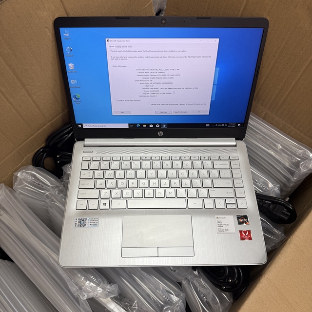 Used 14 Inch Slim Student Laptop Pavilion 14s Ryzen 3 R5 R7 8GB RAM 256GB NVMe SSD Integrated Graphics for Business