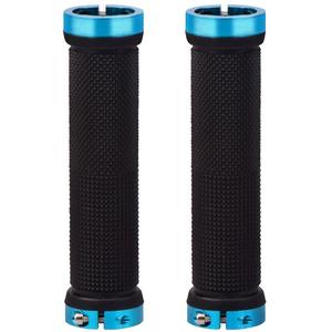 Poignées de guidon de vélo Motguv 22,2 mm en caoutchouc et alliage d'aluminium à double verrouillage, antidérapantes pour VTT - Product Image 2