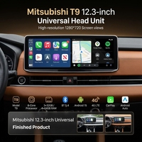 Radio para Auto Portátil Android 15 de 12.3 Pulgadas con Amplificador DSP, Pantalla RGB y Navegación GPS Integrada para Mitsubishi