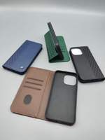 Étui en cuir PU avec aimant puissant pour iPhone 18 Pro Max, coque arrière rabattable